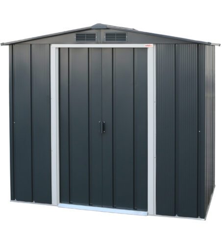 Featured image for “A1 Sapphire Steel Apex Shed 6x4”