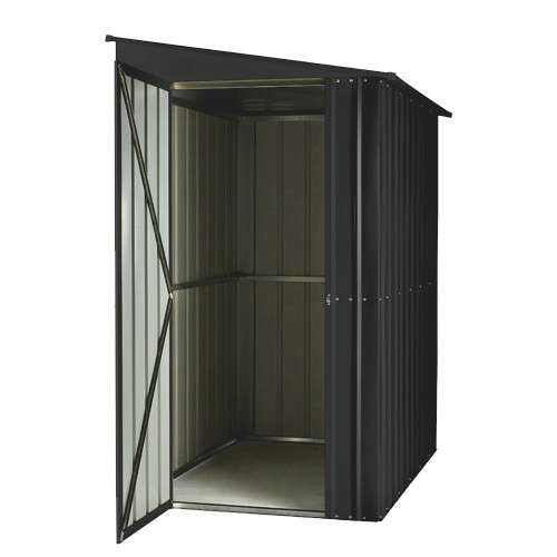 Featured image for “Globel® Lotus™ Lean-To 4x8 Steel Shed”