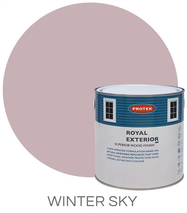 Protek Royal Exterior Wood Finish - Winter Sky