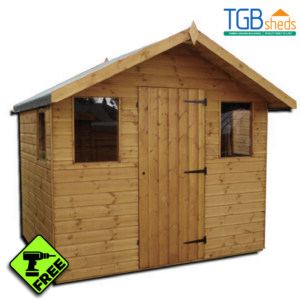 TGB Cabin Apex Shed with Free Installation