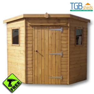 TGB Corner Shed with Free Assembly