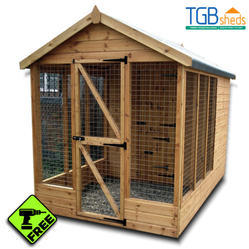 Featured image for “TGB Deluxe Apex Dog Kennel and Run *FREE ASSEMBLY*”