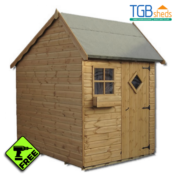 TGB Escape Playhouse Shed with Free Assembly