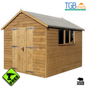 TGB Groundsman Apex Shed with Free Assembly