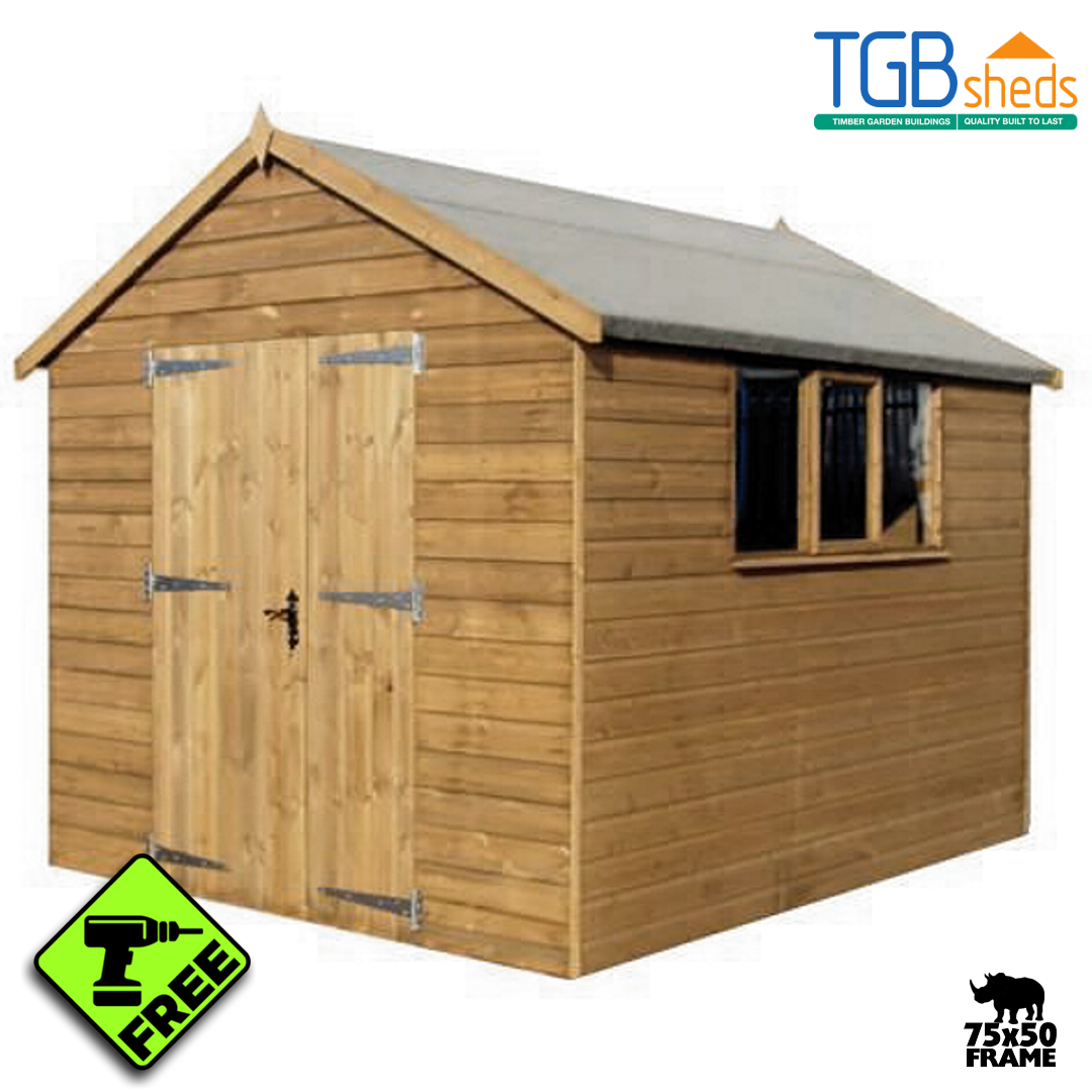 Featured image for “TGB Groundsman Apex Shed *FREE ASSEMBLY*”