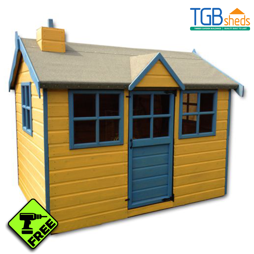 Featured image for “TGB Snowdrop Cottage Playhouse *FREE ASSEMBLY*”