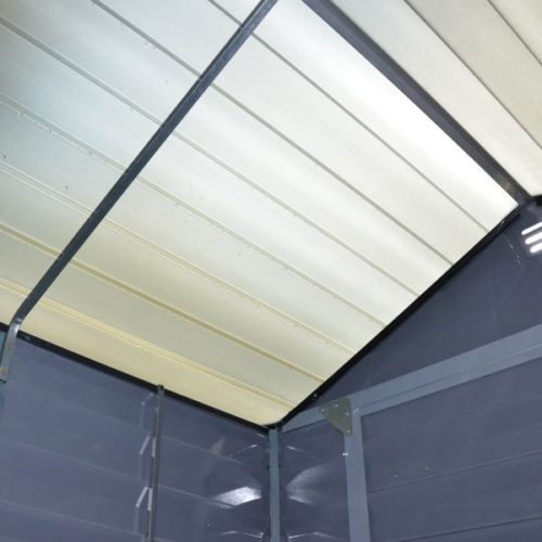 Featured image for “Palram Canopia® | SkyLight™ Apex Shed 6x10 (Grey)”
