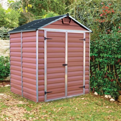 Featured image for “Palram Canopia® | SkyLight™ Apex Shed 6x5 (Amber)”