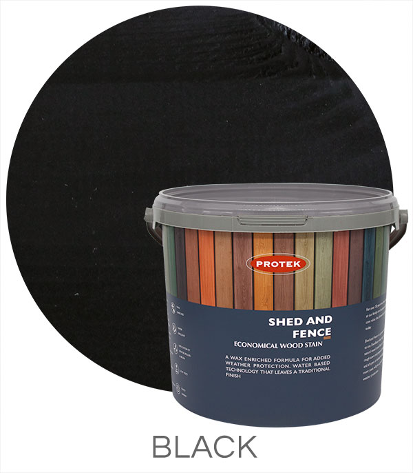 Protek Shed and Fence Stain - Black