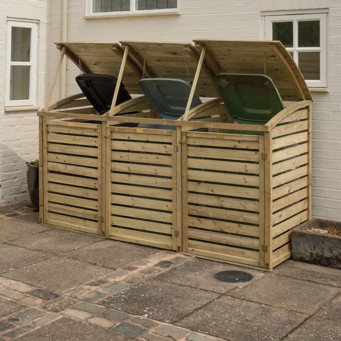 Featured image for “Triple Wheelie Bin Store”