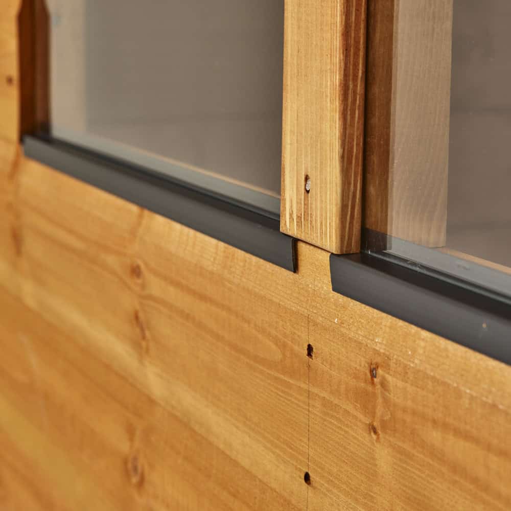 Toughened Glass Windows with Drip Seals