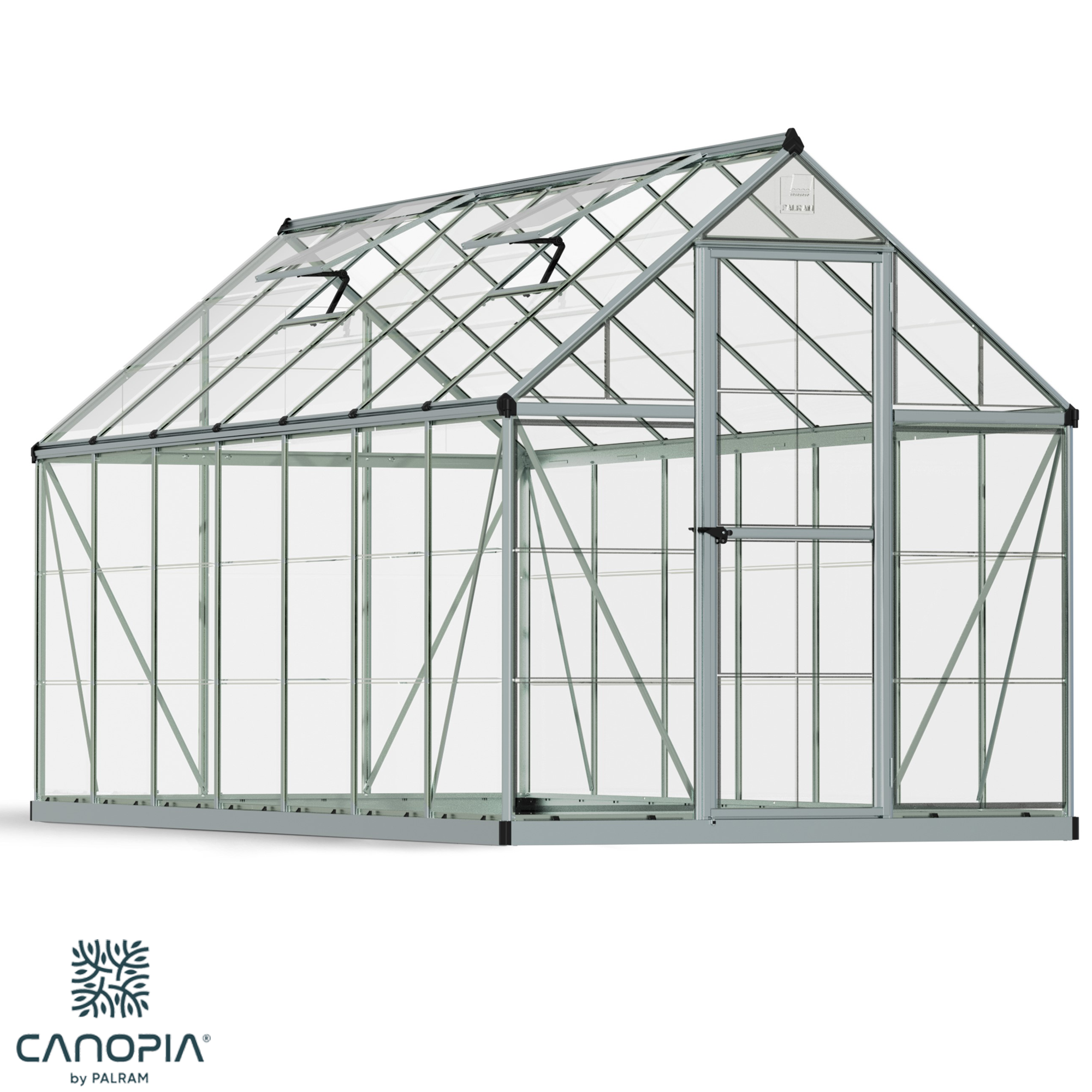 Featured image for “Palram Canopia®| 6x14 Harmony™ Greenhouse (Silver)”