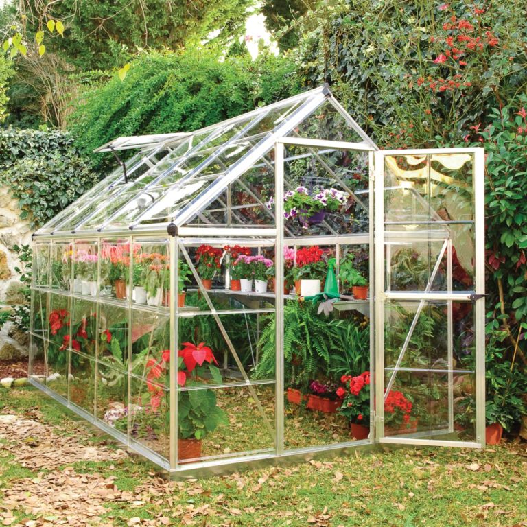 Palram Canopia®| 6x10 Harmony™ Greenhouse (Silver) - A1 Sheds