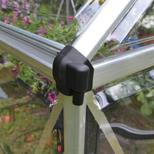 Palram Greenhouses Harmony Ocatve Silver Gutters 500x500