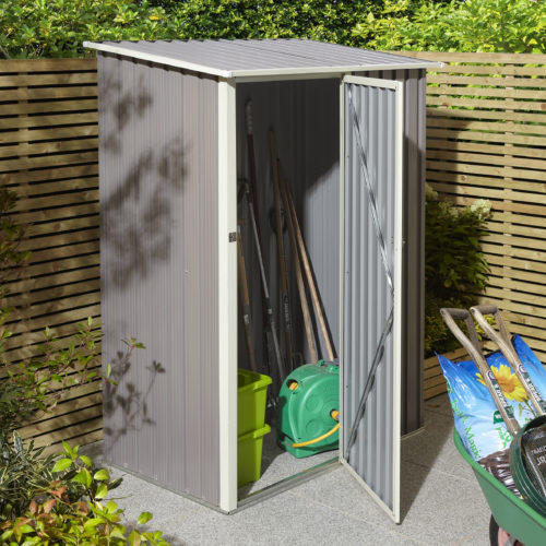 Featured image for “Trentvale Pent Shed 5x3 Light Grey”