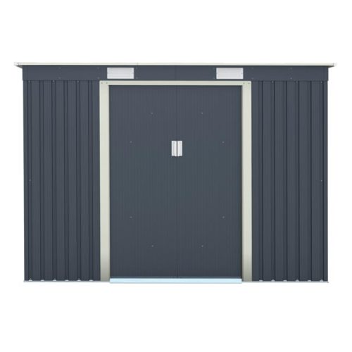 Featured image for “RGP | Trentvale™ Pent Shed 8x4 (Dark Grey)”