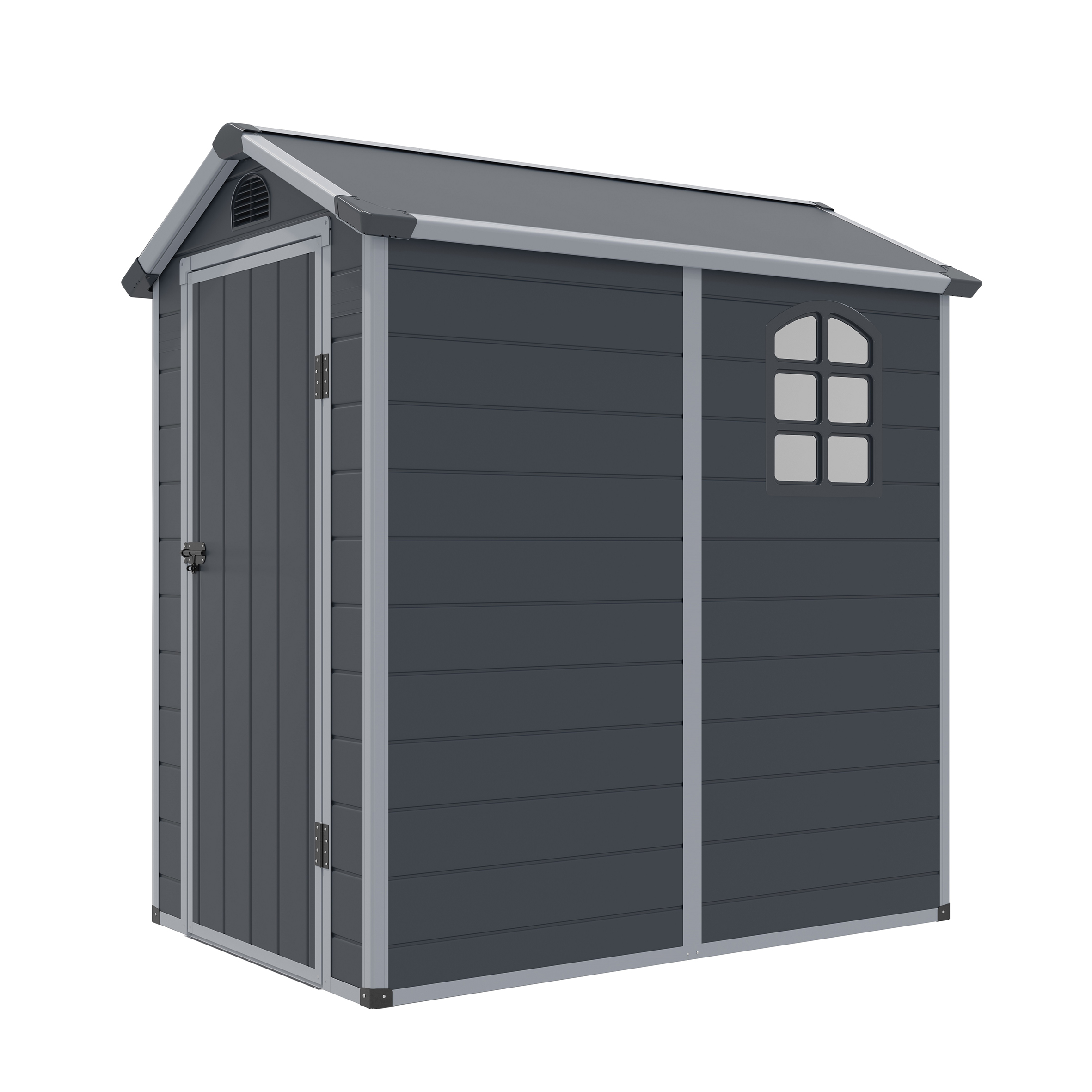 Featured image for “RGP | Airevale™ Apex Shed 4x6 (Dark Grey)”