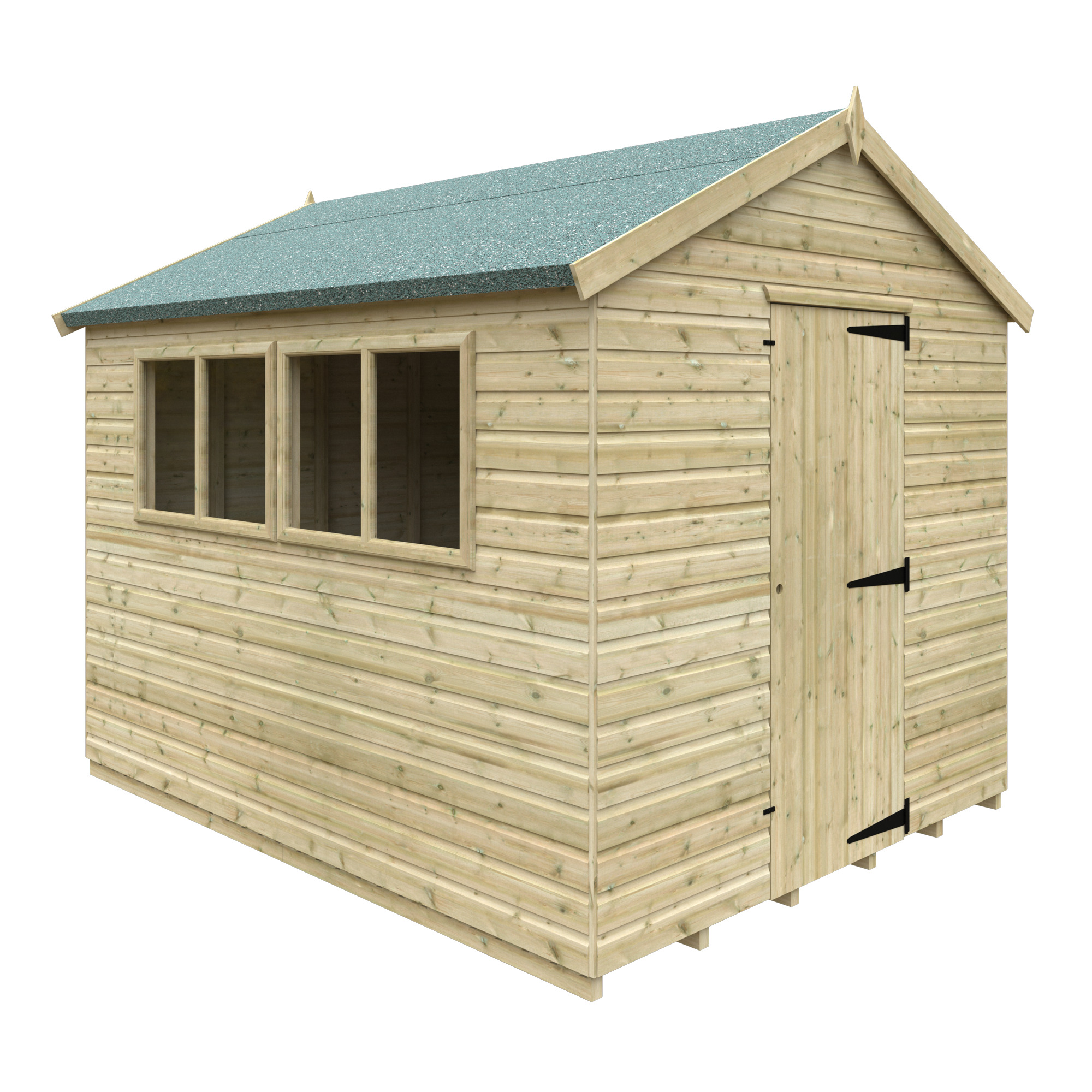 Featured image for “BISON Tanalised APEX Shed 10x8”