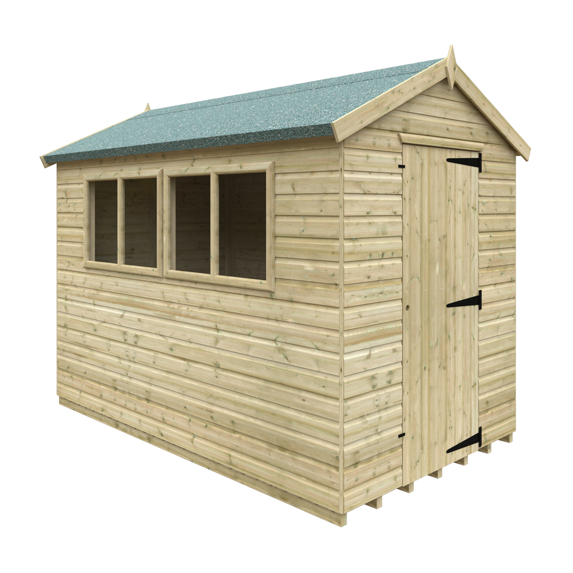 Featured image for “BISON Tanalised APEX Shed 10x6”