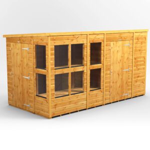 Power Pent Potting Shed Combi 12x6 inc. 6ft Store