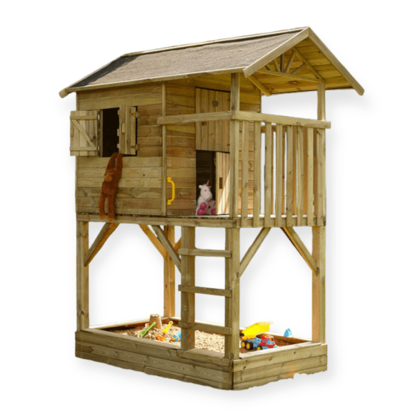 Beach Hut Playhouse with Sandpit