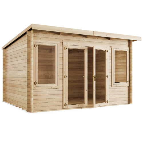 Featured image for “ASHLEY | Pent Log Cabin”