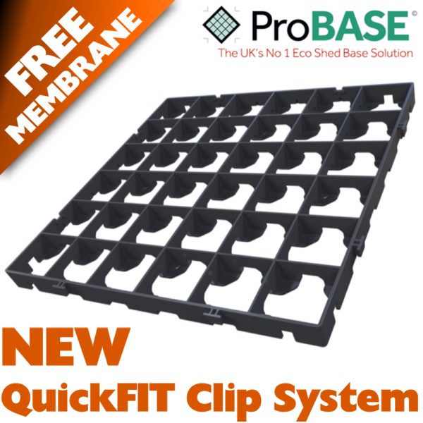 Probase Shed Base Quickfit Plastic Grid System