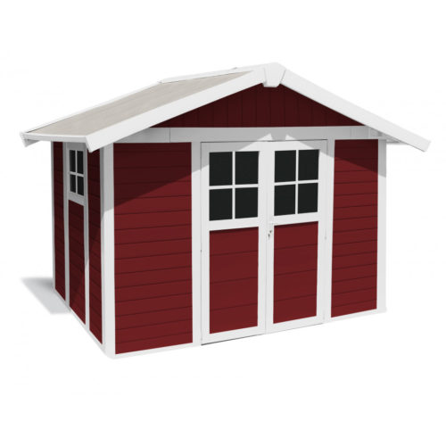 Featured image for “Grosfillex DECO 7.5 Shed - Burgundy”