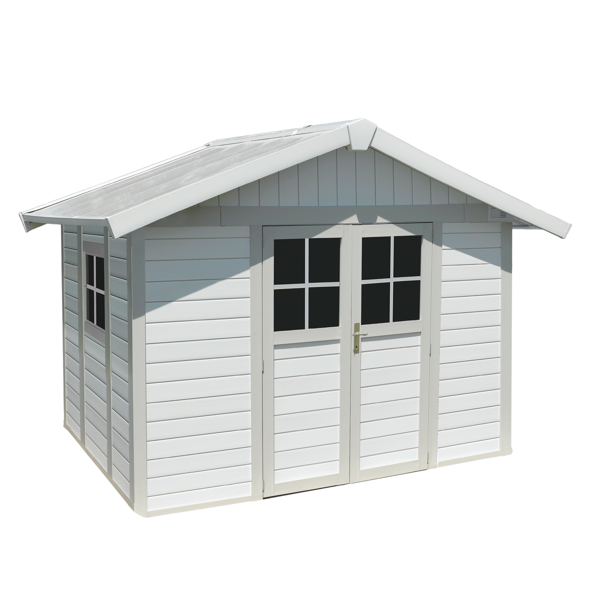 Featured image for “Grosfillex DECO 7.5 Shed - Burgundy”