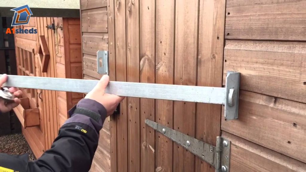 A1 ShedBAR™ Shed Door Security Bar A1 Sheds