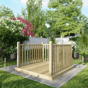 Power Decking Kits with Three Handrails