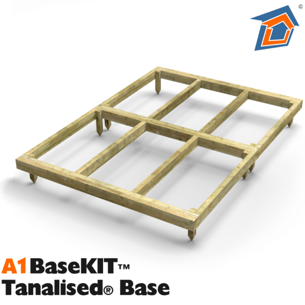 A1 BaseKit Tanalised Pressure-treated Timber Shed Base