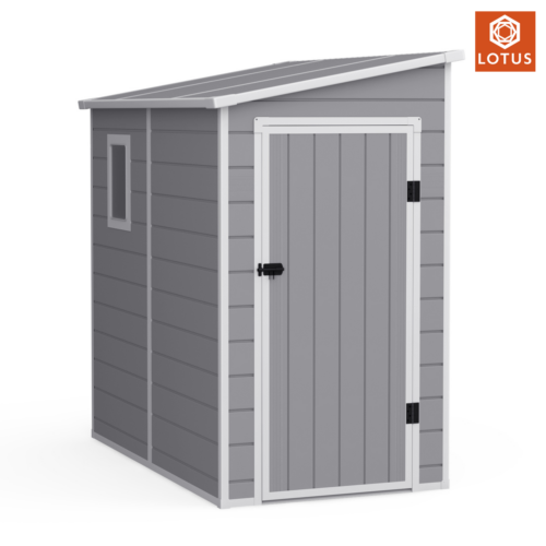 Featured image for “LOTUS | Veritas Pent Plastic Shed 6x3”