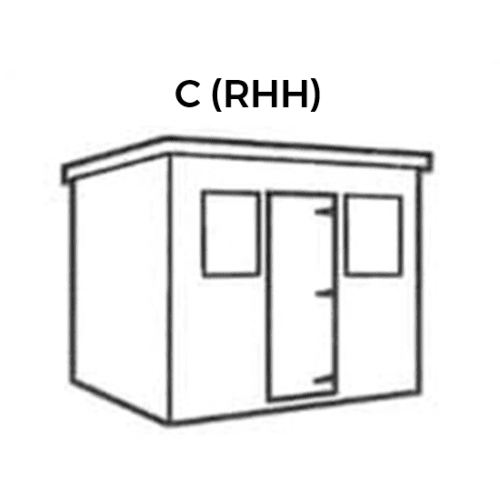 TGB Pent Layout Sketch - C (RHH)