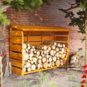 Power 6x2 Log Store without shelf with display logs