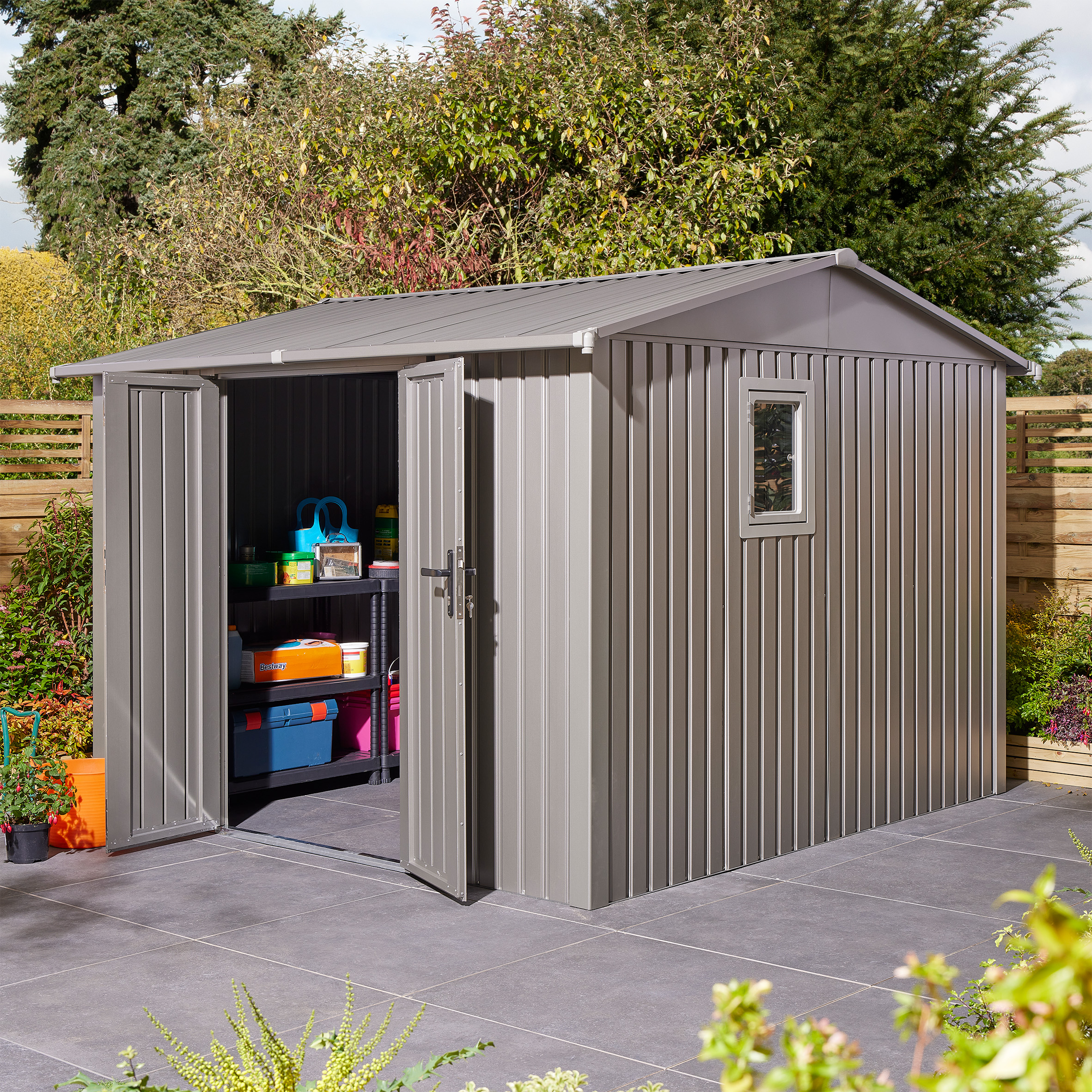 Featured image for “Brentvale Premium 10x10 Metal Shed”