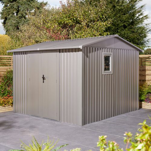 Featured image for “Brentvale Premium 10x10 Metal Shed”