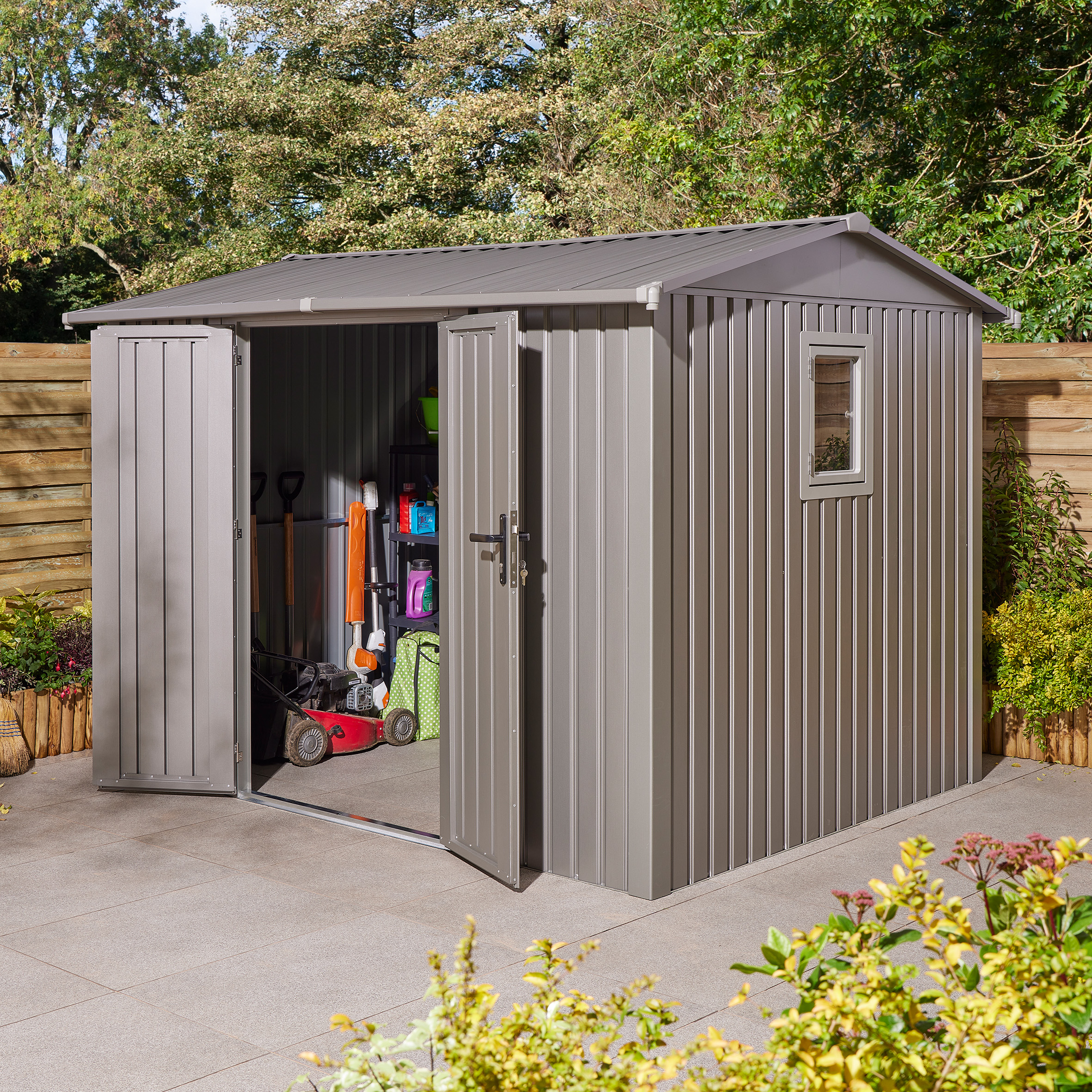 Featured image for “Brentvale Premium 10x8 Metal Shed”