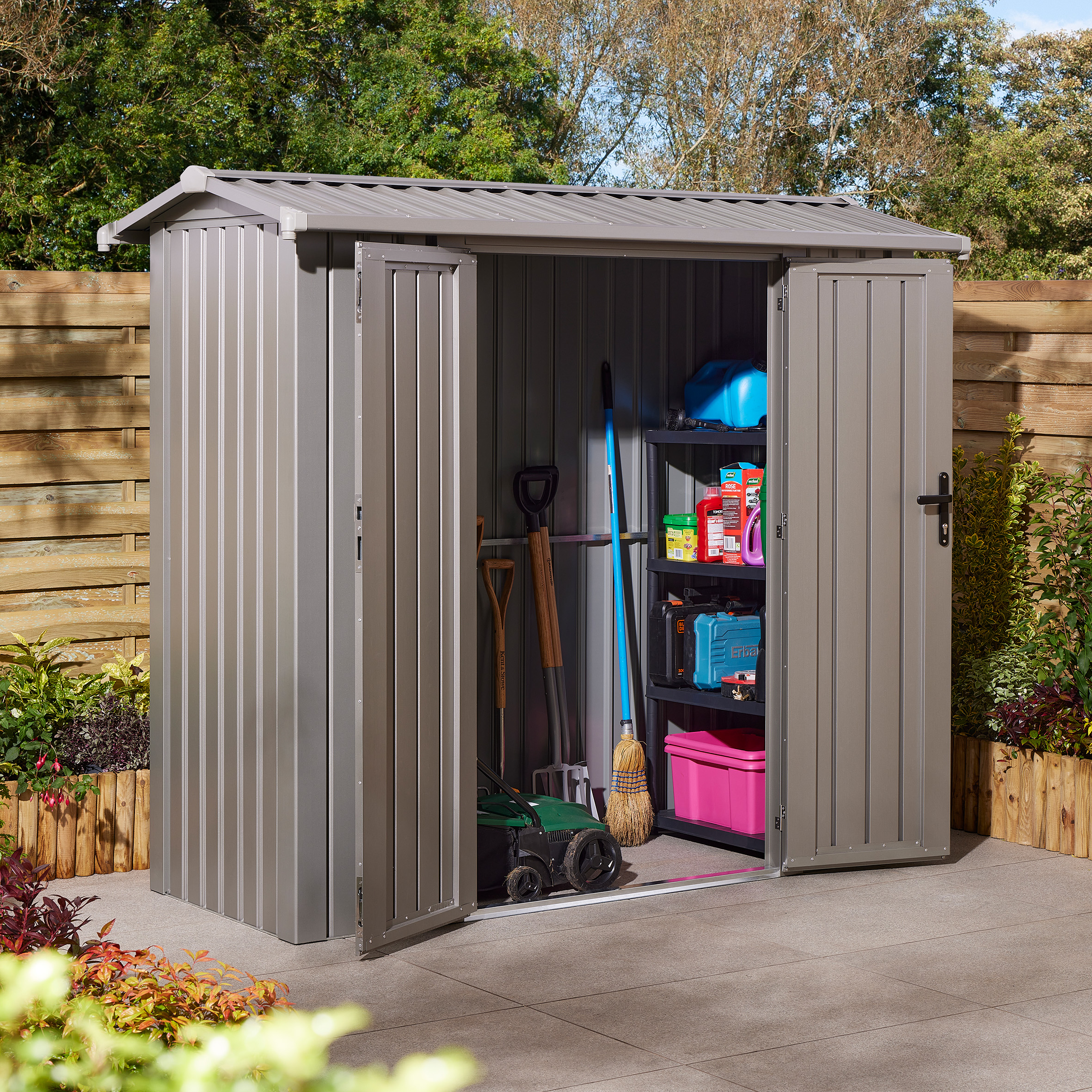 Featured image for “Brentvale Premium 8x4 Metal Shed”