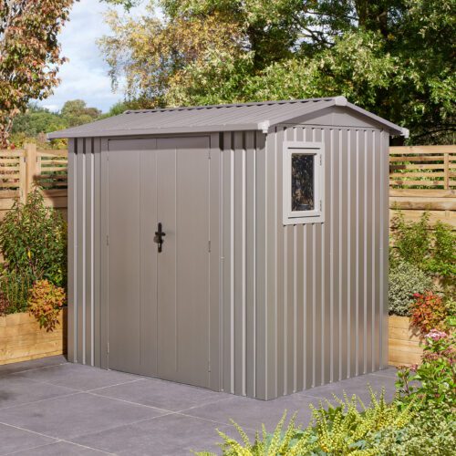 Featured image for “Brentvale Premium 8x6 Metal Shed”