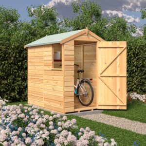 _Shetland Shiplap Apex 6x4 25_Garden_LH_LIFE_cls