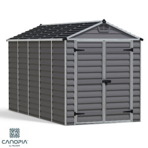 Palram Skylight Apex Shed 6x12 Grey