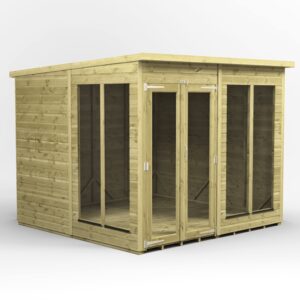 Power Premium Pent Summerhouse 8x8