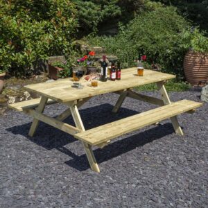 rowlinson premier heavy duty picnic table 6ft wide