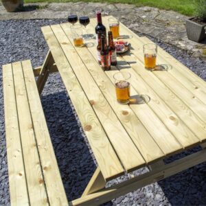 rowlinson premier heavy duty picnic table 6ft table